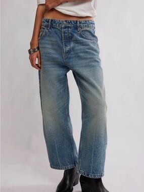 We The Free Deep Trance Dropped Boyfriend Jeans in ‘Sweet Dreams’ Size 27